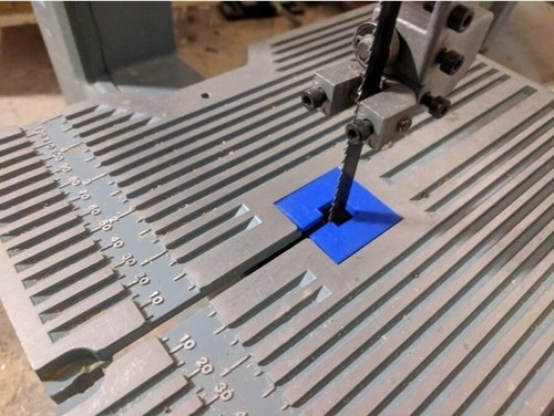 Bandsaw table insert plate - table,