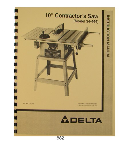 Delta table saw model - 10",
